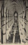 VINTAGE POSTCARD Interior Rheims Of the Cathedral Seen from of the rosette