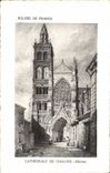VINTAGE POSTCARD Catherale De Chalons
