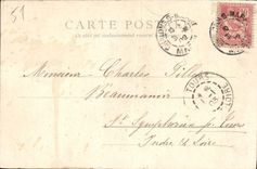 VINTAGE POSTCARD Catherale Of the Spine Trawl-nets on the Marne