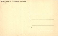 VINTAGE POSTCARD Rheims the Cathedral the apse