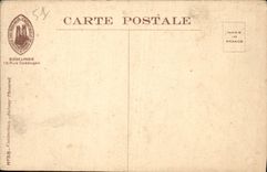 VINTAGE POSTCARD Rheims principal Porch Cathedral