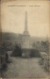VINTAGE POSTCARD Maurupt Montoy Military Tombs Militaria