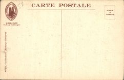 VINTAGE POSTCARD Rheims Frontage Principal Cathedral the martyrdom