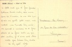 CPA Reims Hotel De Ville