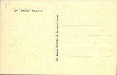 VINTAGE POSTCARD Rheims Saint Remi