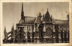 VINTAGE POSTCARD Rheims the Northern Transept De Ia Cathedrale