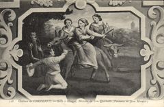 CPA Cheverny Solle A Manger Histoire De Don Quichotte Panneau de Jean Mosnier