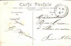 VINTAGE POSTCARD Chambord the Roofs Cupola Of the François staircase 1st