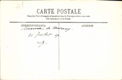 POSTAL Cheverny de la VENDIMIA el castillo el cuarto de ser dormido del rey