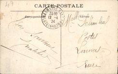 VINTAGE POSTCARD Marmande Panorama the Bridge And the Garonne