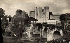 CPM Environs De Nerac Barbaste Le Moulin Des Tours et le pont