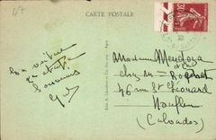 CPA Environs D'Agen Chateau De Biron Famille Gontaud de Biron