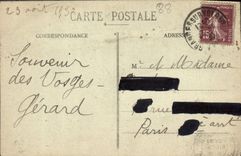 VINTAGE POSTCARD Gerardmer Seen from Of the Rock Of the Kidney