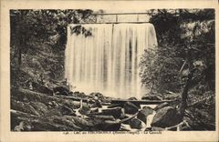 VINTAGE POSTCARD Lake Of Fischbodle the Cascade