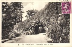 CPA La Schlucht Tunnel De La Roche Du Diable