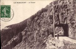 CPA La Schlucht Le Tunnel