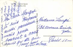 Sitio hermoso del hotel artístico de Vittel de la POSTAL de la VENDIMIA