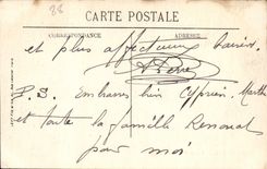 VINTAGE POSTCARD Epinal Old women Houses On the Moselle