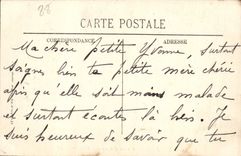 POSTAL Epinal de la VENDIMIA el Mosela y la calle de Alsacia vistos del curso