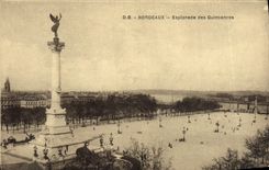 CPA Bordeaux Esplanade Des Quinconces