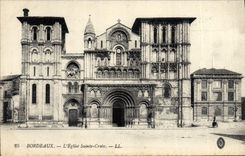 CPA Bordeaux L'Eglise Sainte Croix