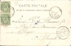 VINTAGE POSTCARD Bordeaux Civil Hospital