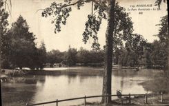 CPA Bordeaux Le parc bordelais Le lac