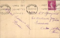 CPA Bordeaux Place De La Comedie Cafe De Bordeaux Allees de Tourny