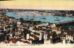 CPA Bordeaux Panorama Et La Gironde