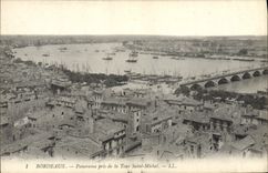 CPA Bordeaux Panorama Prise De La Tour Saint Michel