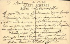 CPA Bordeaux La Colonne Des Girondins