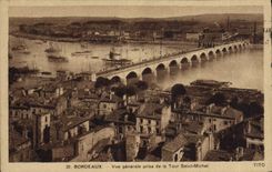 CPA Bordeaux Vue Generale Prise De La Tour Saint Michel