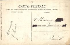 El sanatorio de Champrosay Minoret de la POSTAL de la VENDIMIA llegó