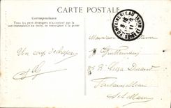 VINTAGE POSTCARD Versailles the Vault Of the Castle of Mansart