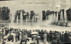 VINTAGE POSTCARD Versailles Basin De Neptune