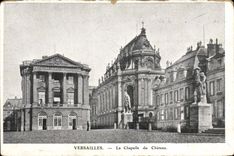 VINTAGE POSTCARD Versailles La Chapelle Of the Castle