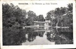 VINTAGE POSTCARD Versailles the Hamlet In Small Trainon
