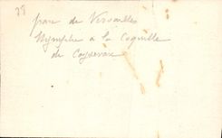 VINTAGE POSTCARD Park Of Versailles Nymph to the shell