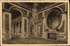VINTAGE POSTCARD Versailles the Castle Living room Of Diane and gallery of the ices