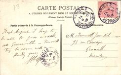 VINTAGE POSTCARD Large Trianon Room Of the Queen of England