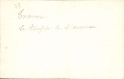 VINTAGE POSTCARD Castle of Versailles the temple of the love