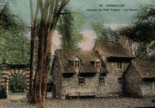 VINTAGE POSTCARD Versailles Hamlet Of Small Trianon the farm