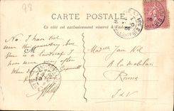 VINTAGE POSTCARD Park Of Versailles Gone Of Marmousets