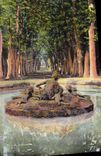 VINTAGE POSTCARD Versailles Park Basin of Ceres