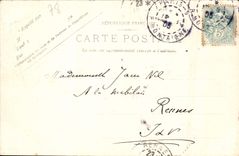 VINTAGE POSTCARD Lafitte Houses the Castle Chief Docuvre De Mansart