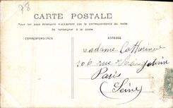 VINTAGE POSTCARD Versailles Bacchus Park the autumn