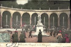 VINTAGE POSTCARD Versailles Thickets of the colonnade
