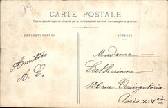 VINTAGE POSTCARD Versailles the Castle Room has to sleep of Louis XIV