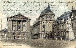 VINTAGE POSTCARD Versailles the Castle the vault