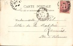 VINTAGE POSTCARD Versailles the Castle the vault